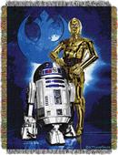 Northwest Droid Blues Woven Tapestry Throw Northwest Droid Blues Woven Tapestry Throw