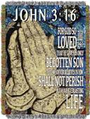 Northwest John 3:16 Woven Tapestry Throw Northwest John 3:16 Woven Tapestry Throw