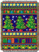 Northwest Tree Festivity Woven Tapestry Throw Northwest Tree Festivity Woven Tapestry Throw