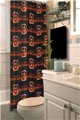 Northwest NFL Cincinnati Bengals Shower Curtain Northwest NFL Cincinnati Bengals Shower Curtain