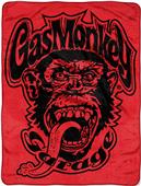 Northwest Red Monkey Logo Micro Raschel Throw Northwest Red Monkey Logo Micro Raschel Throw