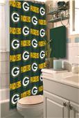 Northwest NFL Green Bay Packers Shower Curtain Northwest NFL Green Bay Packers Shower Curtain