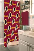 Northwest NFL Washington Redskins Shower Curtain Northwest NFL Washington Redskins Shower Curtain