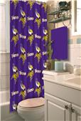 Northwest NFL Minnesota Vikings Shower Curtain Northwest NFL Minnesota Vikings Shower Curtain