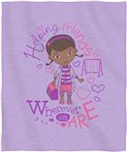 Northwest Doc McStuffins Sweatshirt Throw Northwest Doc McStuffins Sweatshirt Throw