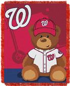 Northwest MLB Nationals Field Bear Baby Throw Northwest MLB Nationals Field Bear Baby Throw