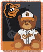 Northwest MLB Orioles Field Bear Baby Throw Northwest MLB Orioles Field Bear Baby Throw