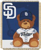 Northwest MLB Padres Field Bear Baby Throw Northwest MLB Padres Field Bear Baby Throw