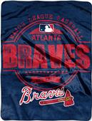 Northwest MLB Braves Structure Raschel Throw Northwest MLB Braves Structure Raschel Throw