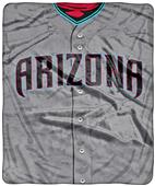 Northwest MLB Diamondbacks Jersey Raschel Throw Northwest MLB Diamondbacks Jersey Raschel Throw