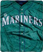Northwest MLB Mariners Jersey Raschel Throw Northwest MLB Mariners Jersey Raschel Throw
