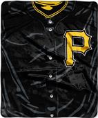 Northwest MLB Pirates Jersey Raschel Throw Northwest MLB Pirates Jersey Raschel Throw
