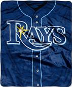 Northwest MLB Rays Jersey Raschel Throw Northwest MLB Rays Jersey Raschel Throw