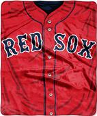 Northwest MLB Red Sox Jersey Raschel Throw Northwest MLB Red Sox Jersey Raschel Throw