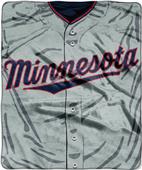 Northwest MLB Twins Jersey Raschel Throw Northwest MLB Twins Jersey Raschel Throw