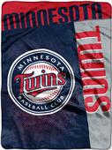 Northwest MLB Twins Strike Raschel Throw Northwest MLB Twins Strike Raschel Throw