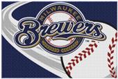 Northwest MLB Brewers Small Tufted Rug Northwest MLB Brewers Small Tufted Rug