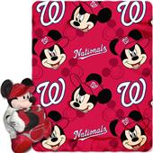 MLB Nationals Disney Mickey Hugger & Fleece Throw MLB Nationals Disney Mickey Hugger & Fleece Throw