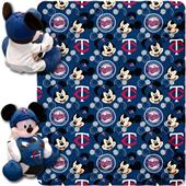 MLB Twins Disney Mickey Hugger & Fleece Throw MLB Twins Disney Mickey Hugger & Fleece Throw