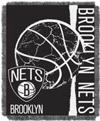 NBA Nets Double Play Woven Jacquard Throw NBA Nets Double Play Woven Jacquard Throw
