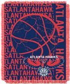 NBA Hawks Double Play Woven Jacquard Throw NBA Hawks Double Play Woven Jacquard Throw