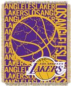 NBA Lakers Double Play Woven Jacquard Throw NBA Lakers Double Play Woven Jacquard Throw