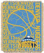 NBA Nuggets Double Play Woven Jacquard Throw NBA Nuggets Double Play Woven Jacquard Throw