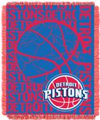 NBA Pistons Double Play Woven Jacquard Throw NBA Pistons Double Play Woven Jacquard Throw