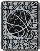 NBA Spurs Double Play Woven Jacquard Throw NBA Spurs Double Play Woven Jacquard Throw