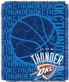 NBA Thunder Double Play Woven Jacquard Throw NBA Thunder Double Play Woven Jacquard Throw