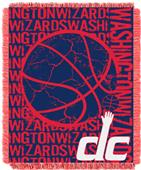 NBA Wizards Double Play Woven Jacquard Throw NBA Wizards Double Play Woven Jacquard Throw