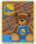 Northwest NBA Warriors Baby Woven Jacquard Throw Northwest NBA Warriors Baby Woven Jacquard Throw