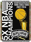 Northwest NBA Spurs Commemorative Taprestry Throw Northwest NBA Spurs Commemorative Taprestry Throw
