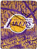 Northwest NBA Lakers Redux Micro Raschel Throw Northwest NBA Lakers Redux Micro Raschel Throw