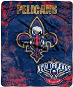 Northwest NBA Pelicans Dropdown Raschel Throw Northwest NBA Pelicans Dropdown Raschel Throw