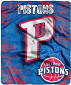 Northwest NBA Pistons Dropdown Raschel Throw Northwest NBA Pistons Dropdown Raschel Throw