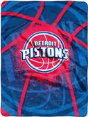Northwest NBA Pistons Shadow Play Raschel Throw Northwest NBA Pistons Shadow Play Raschel Throw