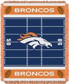 Northwest NFL Broncos Field Baby Woven Throw Northwest NFL Broncos Field Baby Woven Throw