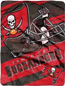 Northwest NFL Buccaneers Deep Slant Raschel Throw Northwest NFL Buccaneers Deep Slant Raschel Throw