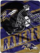 Northwest NFL Ravens Deep Slant Raschel Throw Northwest NFL Ravens Deep Slant Raschel Throw