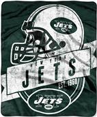 Northwest NFL Jets Grand Stand Raschel Throw Northwest NFL Jets Grand Stand Raschel Throw