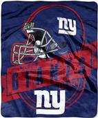Northwest NFL Giants Grand Stand Raschel Throw Northwest NFL Giants Grand Stand Raschel Throw