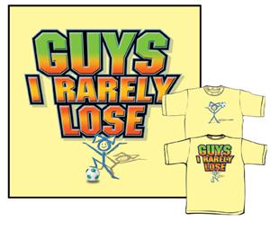 Closeout-Rarely Lose Yellow soccer tshirts gifts