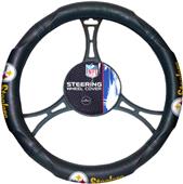 Northwest NFL Steelers Steering Wheel Cover Northwest NFL Steelers Steering Wheel Cover