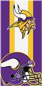 Northwest NFL Vikings Zone Read Beach Towel Northwest NFL Vikings Zone Read Beach Towel