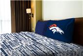 Northwest NFL Broncos Anthem Twin Sheet Set Northwest NFL Broncos Anthem Twin Sheet Set