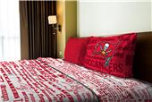Northwest NFL Buccaneers Anthem Twin Sheet Set Northwest NFL Buccaneers Anthem Twin Sheet Set