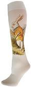 Nouvella White Rabbit Literature Sublimated Sock Nouvella White Rabbit Literature Sublimated Sock