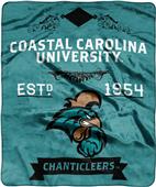 NCAA Coastal Carolina Label Raschel Throw NCAA Coastal Carolina Label Raschel Throw