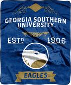 NCAA Georgia Southern Label Raschel Throw NCAA Georgia Southern Label Raschel Throw
